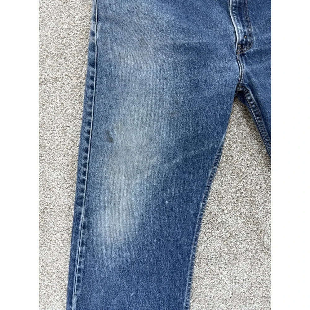 Vintage Levis 505 42x30 (40x29) Mens Blue Straight Chore Workwear Wash 2002‎ Y2K